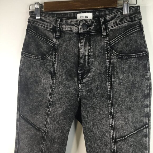 PISTOLA Carrot Pant Gray Front seams Size 29 - Picture 3 of 9